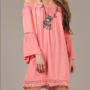 FLYING TOMATO CORAL TOP DRESS SIZE MEDIUM